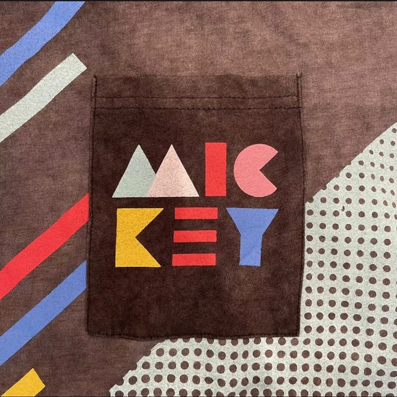 Disney Retro Mickey Mouse Mens T Shirt Large Grey - Picture 8 of 10